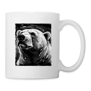 Polar Bear Portrait Polar Bear - Mug - white - Right