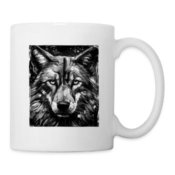 Wolf Portrait - Mug - white - Right