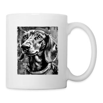 Dachshund Dog Portrait Dachshund - Mug - white - Right