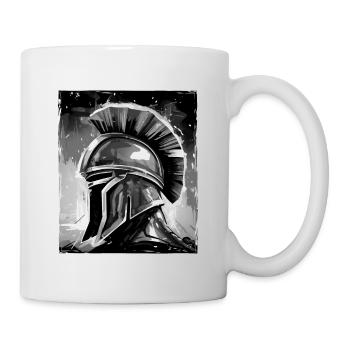 Spartan Warrior Sparta Helmet - Mug - white - Right