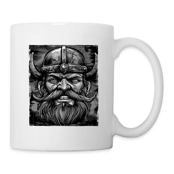 Wikinger Krieger Valhalla Odin - Tasse - Weiß - Rechts
