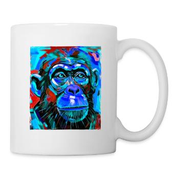 Monkey Portrait - Mug - white - Right