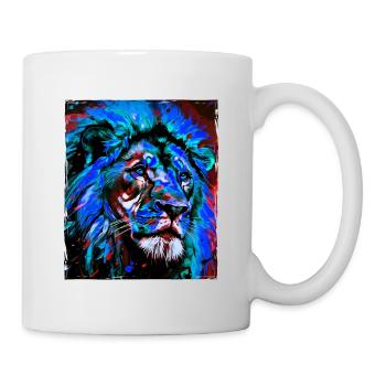 Lion Portrait - Mug - white - Right