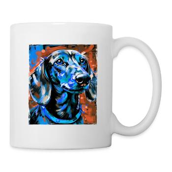 Dachshund Dog Portrait Dachshund - Mug - white - Right