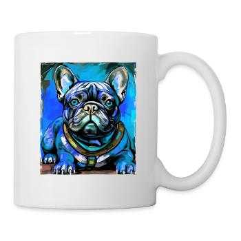 French Bulldog Dog Portrait - Mug - white - Right