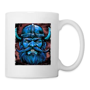 Wikinger Krieger Valhalla Odin - Tasse - Weiß - Rechts