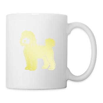 Poodle Dog Silhouette - Mug - white - Right
