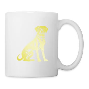 Dalmatian Dog Silhouette - Mug - white - Right