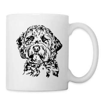 Goldendoodle Portrait Labradoodle Chiens Wilsigns - Mug blanc - blanc - Droite