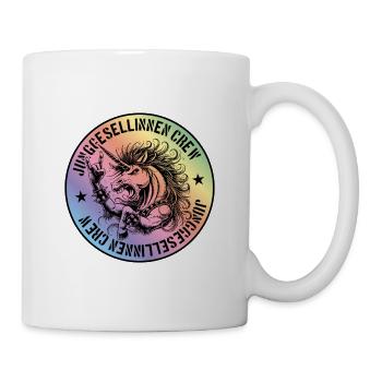 Junggesellinnen Crew Einhorn Jga - Tasse - Weiß - Rechts