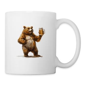 Bear Beer Funny - Mug - white - Right