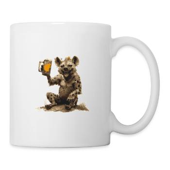 Hyena Beer Funny - Mug - white - Right