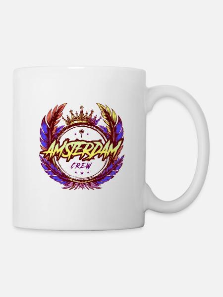 Équipage d’Amsterdam coloré - Mug blanc - blanc