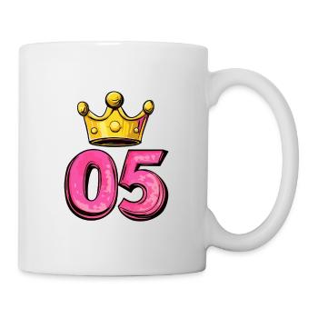 5 Number Crown - Mug - white - Right