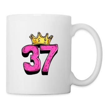 37 Number Krone - Mug - white - Right