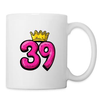39 Number Crown - Mug - white - Right