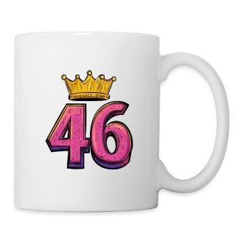 46 Number Krone - Mug - white - Right
