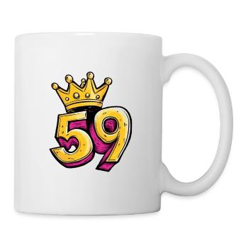 59 Number Krone - Mug - white - Right