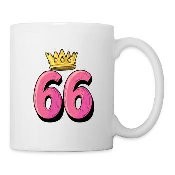 66 Number Krone - Mug - white - Right