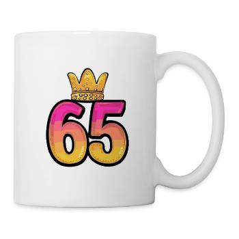 65 Number Krone - Mug - white - Right