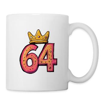 64 Number Krone - Mug - white - Right