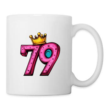 79 Number Krone - Mug - white - Right