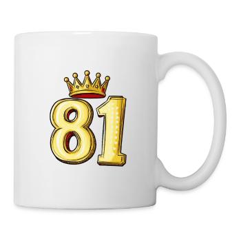 81 Number Krone - Mug - white - Right