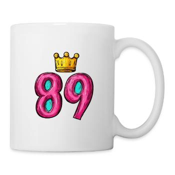 89 Number Crown - Mug - white - Right