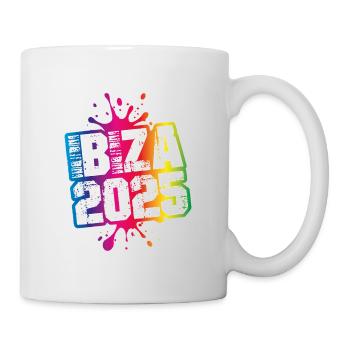 Ibiza 2025 Bunt Klecks - Tasse - Weiß - Rechts
