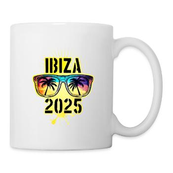 Ibiza 2025 Palm Trees Beach - Mug - white - Right