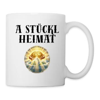 Un Stückl Heimat Leberkas Semmel Montagnes d’Autriche - Mug blanc - blanc - Droite