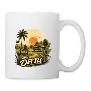 Sunset at Isaan - Thailand - Mug - white - Right