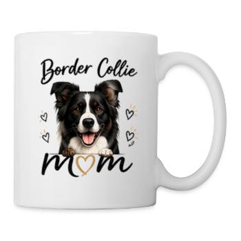 Maman Border Collie – Cadeau pour les amateurs de chiens - Mug blanc - blanc - Droite