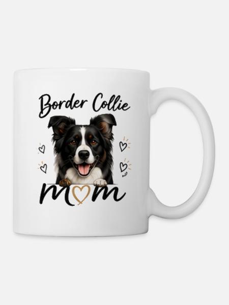 Border Collie Mom – Gift for Dog Fans - Mug - white