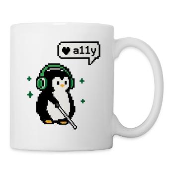 A11y Penguin - Pixel Accessibility - Tasse - Weiß - Rechts