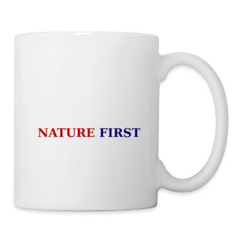 Nature First - Tasse - Weiß - Rechts