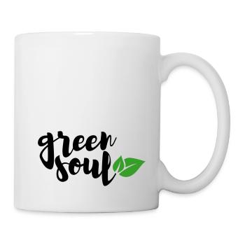 green soul - Tasse - Weiß - Rechts