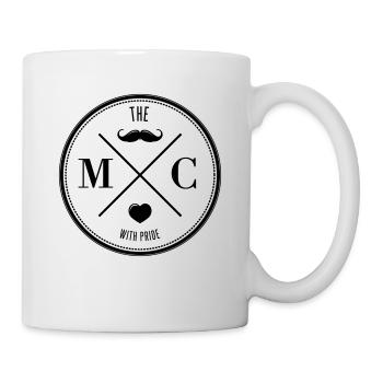 The Movember Moustache Club with pride - Mug blanc - blanc - Droite
