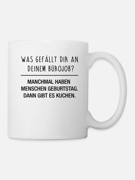 Bürojob - Tasse - Weiß