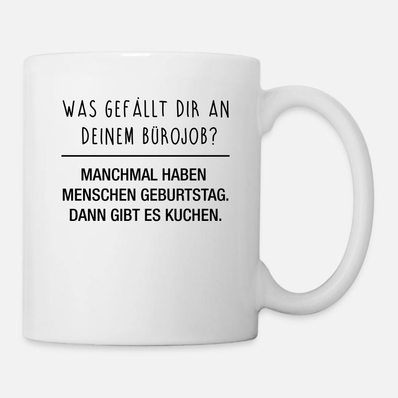Bürojob - Tasse - Weiß