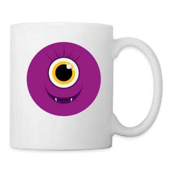 Monster / Alien Mama - Tasse - Weiß - Rechts