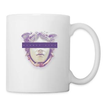 Schönheit liegt - Tasse - Weiß - Rechts