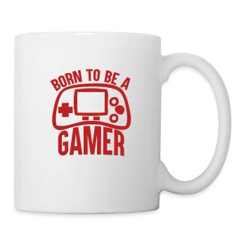 Gamer - Born to be a gamer - Mug - white - Right