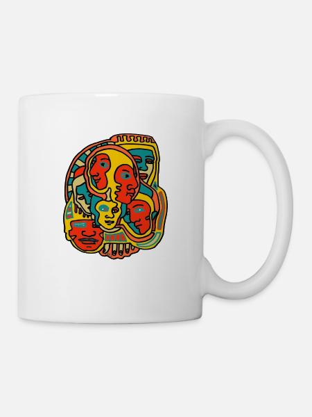 Faces - Mug - white