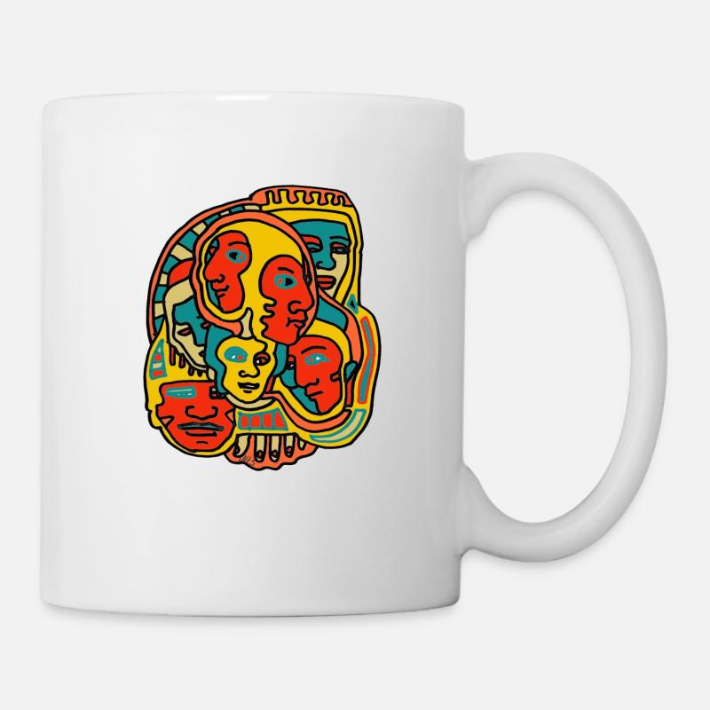 Faces - Mug - white