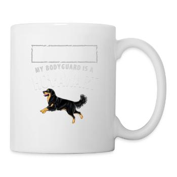 Garde du corps Hovawart 2 - Mug blanc - blanc - Droite