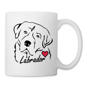 Labrador ❤ - Tasse - Weiß - Rechts