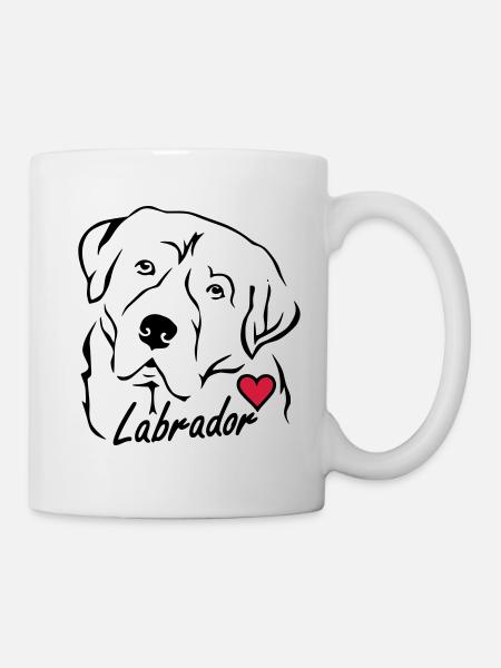 Labrador ❤ - Tasse - Weiß