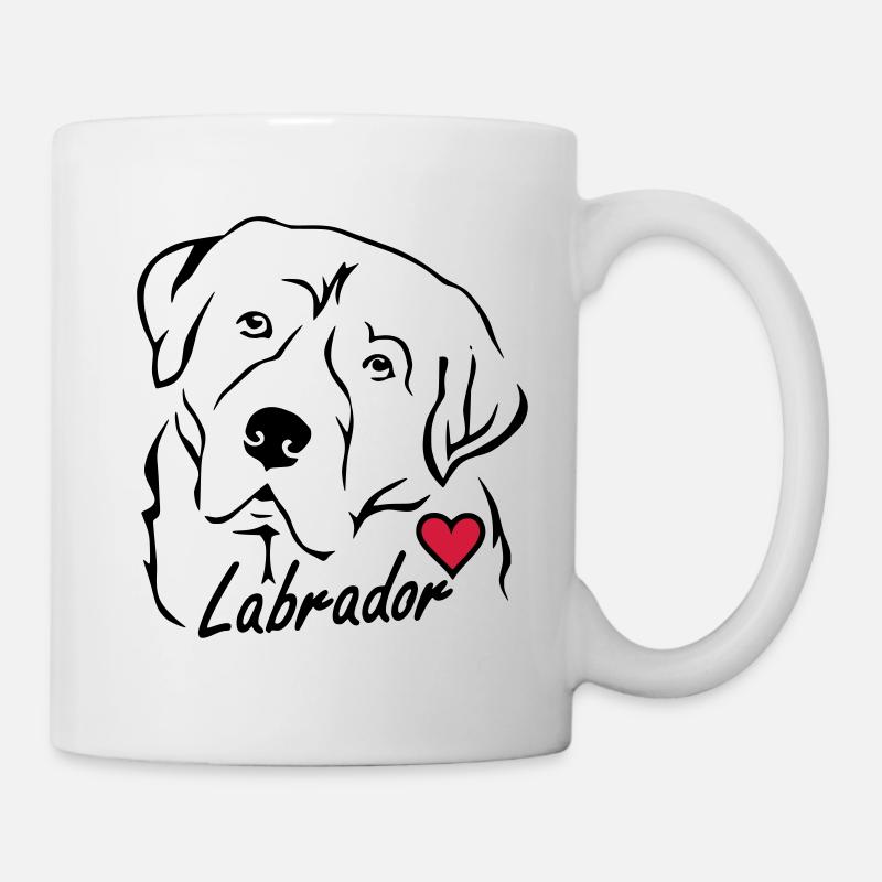 Labrador ❤ - Tasse - Weiß