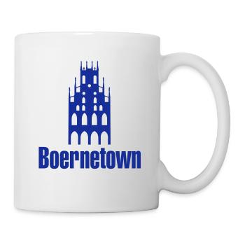 Münster Rathaus Boernetown - Tasse - Weiß - Rechts